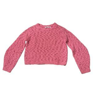 Helmut Lang Women’s Heritage Chunky Wool Blend Sweater Size S Pink